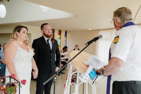 Wedding ceremony by Dr. Gerrit Rademeyer in Blanco