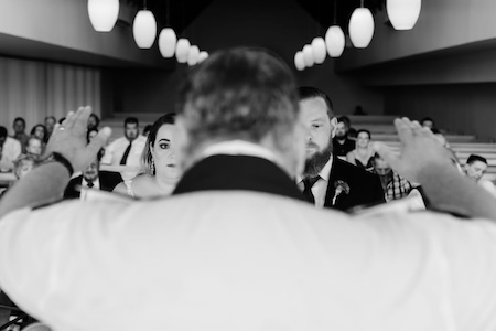 Wedding ceremony by Dr. Gerrit Rademeyer in Blanco