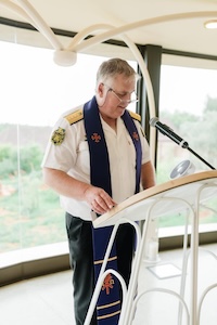 Wedding ceremony by Dr. Gerrit Rademeyer in Blanco