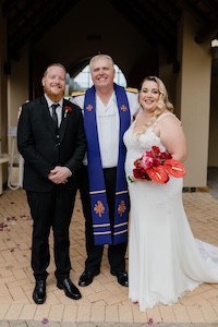 Wedding ceremony by Dr. Gerrit Rademeyer in Blanco
