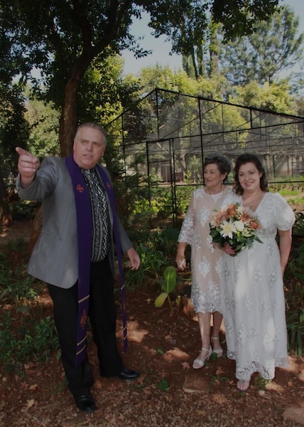 Wedding ceremony by Dr. Gerrit Rademeyer in Blanco