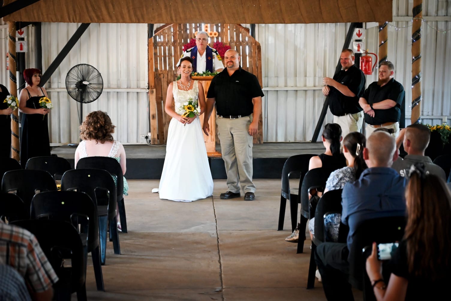 Wedding ceremony by Dr. Gerrit Rademeyer in Blanco