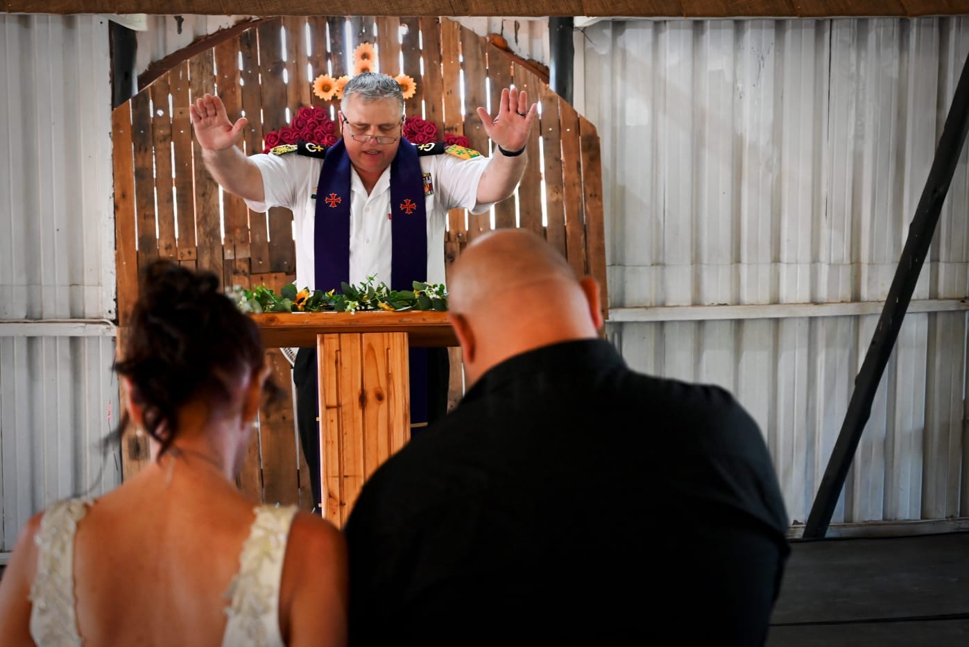 Wedding ceremony by Dr. Gerrit Rademeyer in Blanco